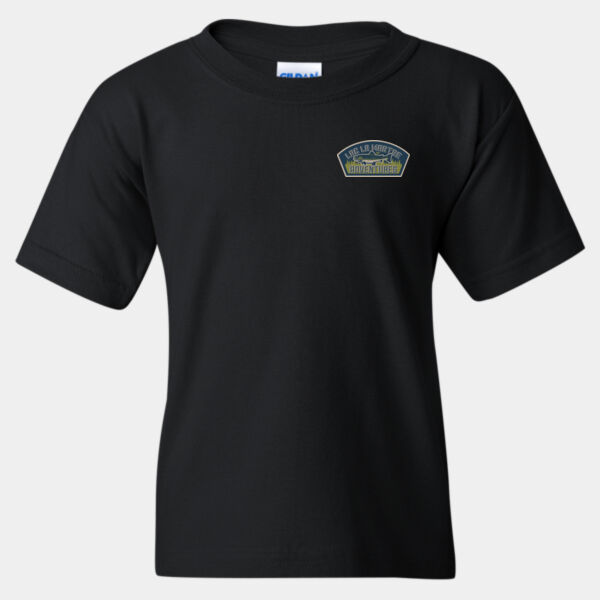 Gildan Youth Trout Emblem Printed T-Shirt Thumbnail