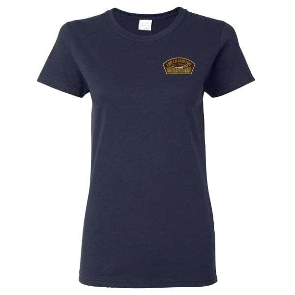 Gildan Women's Pike Emblem Printed T-Shirt Thumbnail